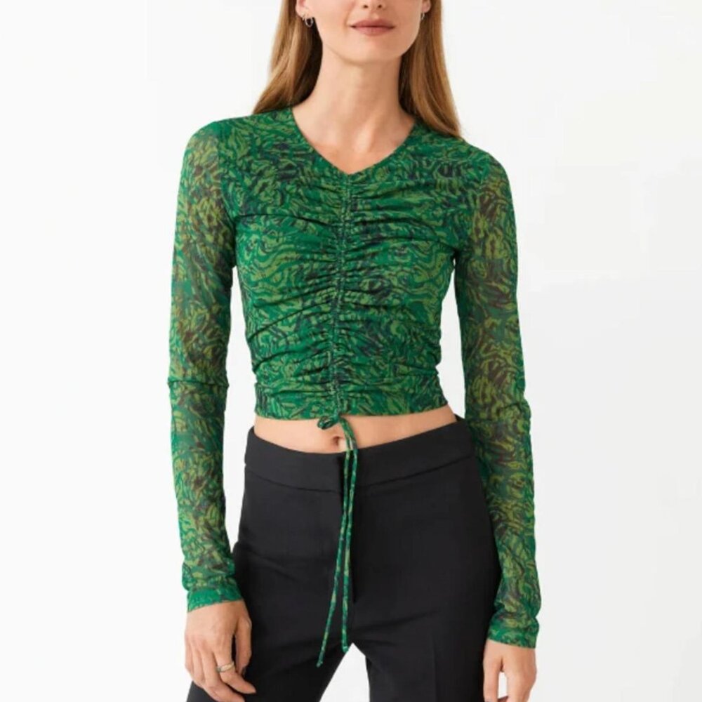 NWT & Other Stories Fitted Drawstring Top